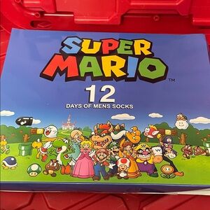 Bioworld Super Mario Men's Socks - Multicolor 12 pairs